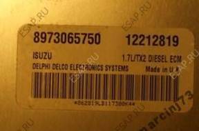 OPEL 1,7 ISUZU БЛОК УПРАВЛЕНИЯ 8973065750 12212819 БЕЗ КОДА