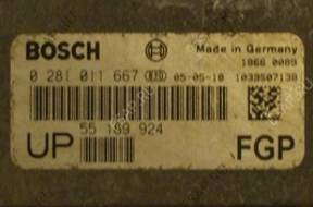 OPEL  ASTRA 1,9CDTI БЛОК УПРАВЛЕНИЯ 0281011667 БЕЗ КОДА