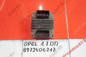OPEL ASTRA 1.7 DTI БЛОК УПРАВЛЕНИЯ ДВИГАТЕЛЕМ 8972406217