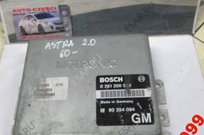 OPEL ASTRA 2.0 БЛОК УПРАВЛЕНИЯ 90354094 GM