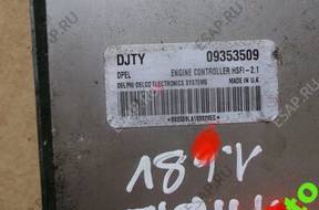 Opel Astra II 1.6 8v БЛОК УПРАВЛЕНИЯ DJTY09353509