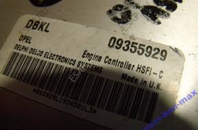 OPEL ASTRA II 1.6 X16XE БЛОК УПРАВЛЕНИЯ 09355929