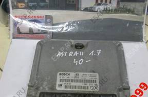 OPEL ASTRA II 1.7 БЛОК УПРАВЛЕНИЯ 09180353 DX