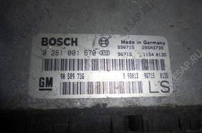 OPEL ASTRA II 1.7 TD БЛОК УПРАВЛЕНИЯ 0281001670