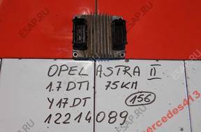 OPEL ASTRA II 1.7DTI БЛОК УПРАВЛЕНИЯ ДВИГАТЕЛЕМ 12214089