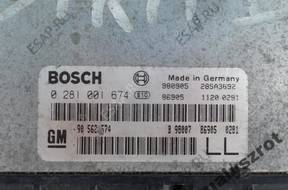 OPEL ASTRA II 2.2 DTL БЛОК УПРАВЛЕНИЯ 0281001674