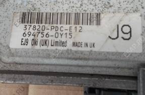 OPEL ASTRA II БЛОК УПРАВЛЕНИЯ ДВИГАТЕЛЕМ 37820-PDC-E12