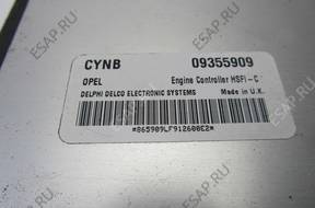 OPEL ASTRA II G 1.4 16V БЛОК УПРАВЛЕНИЯ 09355909 CYNB