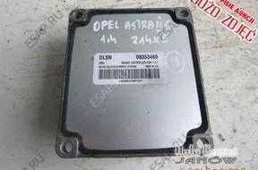 Opel Astra II G 1.4 16V БЛОК УПРАВЛЕНИЯ ДВИГАТЕЛЕМ 09353469