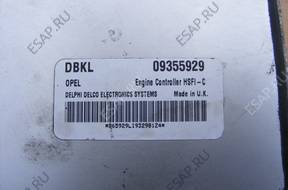 OPEL ASTRA II G 1.6 16V X16XE БЛОК УПРАВЛЕНИЯ 09355929