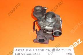 OPEL ASTRA II G 1.7 CDTI 03  ТУРБОКОМПРЕССОР