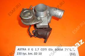OPEL ASTRA II G 1.7 CDTI 03  ТУРБОКОМПРЕССОР