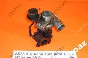 OPEL ASTRA II G 1.7 CDTI 05  ТУРБОКОМПРЕССОР