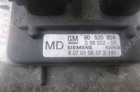 OPEL ASTRA II G 2.0 БЛОК УПРАВЛЕНИЯ ДВИГАТЕЛЕМ 90520859