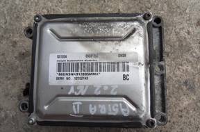 Opel Astra II g bertone 2.2 16V БЛОК УПРАВЛЕНИЯ 12202143