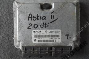 OPEL ASTRA II G БЛОК УПРАВЛЕНИЯ ДВИГАТЕЛЕМ 2.0 DTI 90562574