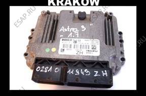 OPEL ASTRA III 1.7 БЛОК УПРАВЛЕНИЯ 0281011943ZH 55556829