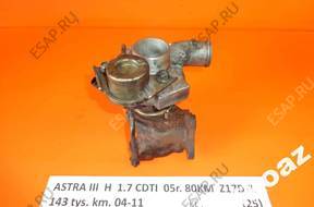 OPEL ASTRA III 1.7 CDTI 05  ТУРБОКОМПРЕССОР