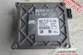 Opel Astra III H 1.6 16V БЛОК УПРАВЛЕНИЯ ДВИГАТЕЛЕМ 55567114