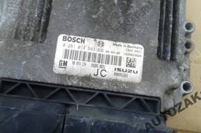 OPEL ASTRA III H 1.7 БЛОК УПРАВЛЕНИЯ 0 281 014 643 JC