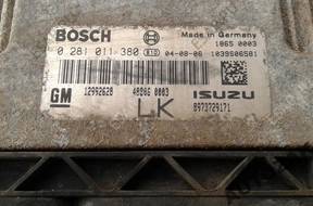 OPEL ASTRA III H 1.7 БЛОК УПРАВЛЕНИЯ 0281011380 LK