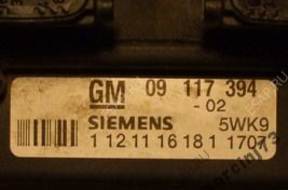 OPEL БЛОК УПРАВЛЕНИЯ 09117394 БЕЗ КОДА