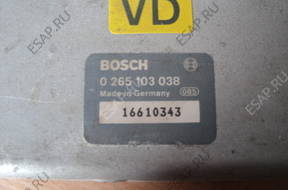 OPEL CALIBRA  2.0 БЛОК УПРАВЛЕНИЯ BOSCH 0 265 103 038