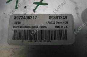 OPEL ISUZU 1.7 DTI БЛОК УПРАВЛЕНИЯ ДВИГАТЕЛЕМ 8972406217