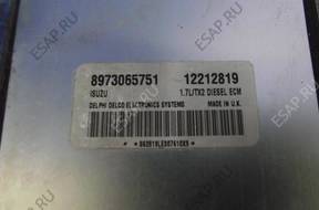 OPEL ISUZU 1.7 DTI БЛОК УПРАВЛЕНИЯ ДВИГАТЕЛЕМ 8973065751
