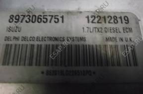 OPEL ISUZU 1.7 DTI БЛОК УПРАВЛЕНИЯ ДВИГАТЕЛЕМ 8973065751