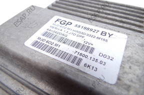 OPEL MERIVA 1.3 CDTI БЛОК УПРАВЛЕНИЯ 55198927BY