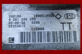 OPEL MERIVA A 1.4 16V БЛОК УПРАВЛЕНИЯ ДВИГАТЕЛЕМ 0261208255
