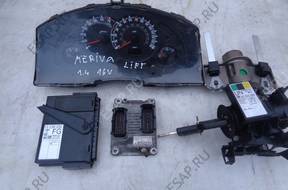 OPEL MERIVA A LIFT Z14XEP 1.4 16V БЛОК УПРАВЛЕНИЯ КОМПЛЕКТ