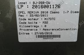Opel meriva B corsa1.7 двигатель A17DTC 50 ТЫС. КМ.