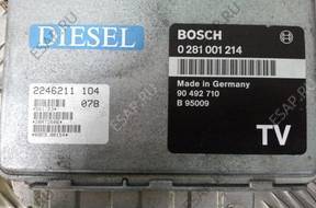 OPEL OMEGA B 2,5 TDS БЛОК УПРАВЛЕНИЯ ДВИГАТЕЛЕМ 0281001214