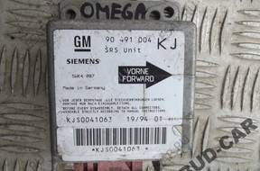 OPEL OMEGA B СЕНСОР AIRBAG ПОДУШЕК 90491004