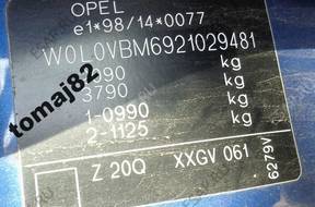 OPEL OMEGA C 2.2 16V Z22XE 2002r двигатель 132000KM