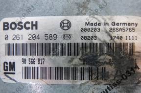 OPEL OMEGA C 3.0 MV6 БЛОК УПРАВЛЕНИЯ КОМПЛЕКТ 0261204589 01
