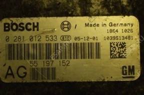 OPEL VECTRA 1,9 CDTI БЛОК УПРАВЛЕНИЯ 0281012533 AG БЕЗ КОДА