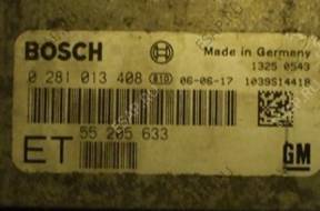 OPEL VECTRA 1,9 CDTI БЛОК УПРАВЛЕНИЯ 0281013408 ET БЕЗ КОДА