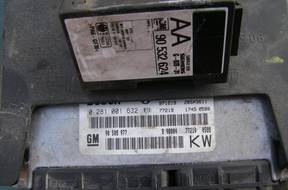 OPEL VECTRA 2.0 БЛОК УПРАВЛЕНИЯ ДВИГАТЕЛЕМ 0281001632 KOMPL