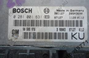 OPEL VECTRA  БЛОК УПРАВЛЕНИЯ ДВИГАТЕЛЕМ 0281001631