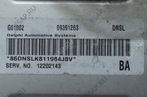 OPEL VECTRA SIGNUM БЛОК УПРАВЛЕНИЯ 09391263