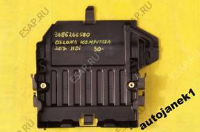 Osłona БЛОКА УПРАВЛЕНИЯ Peugeot 207 HDi 9686266580