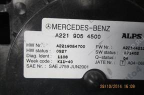 Panel idrive 2219054500 Mercedes S klasa 221 Panel idrive 2219054500 Mercedes S klasa 221
