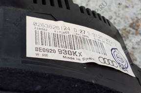 ПАНЕЛЬ ПРИБОРОВ AUDI A4 B6 EUROPA БЕНЗИН 8E0920930KX RB4