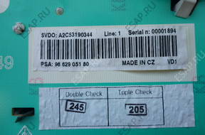 ПАНЕЛЬ ПРИБОРОВ ZEGARY PEUGEOT 207 1.6 HDI