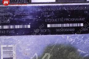 PARTNER I 1.9 DW8 БЛОК УПРАВЛЕНИЯ ДВИГАТЕЛЕМ 9650360480