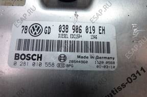PASSAT B5 01 1.9 TDI БЛОК УПРАВЛЕНИЯ ДВИГАТЕЛЕМ 038906019EH