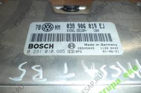 PASSAT B5 FL 1.9 TDI БЛОК УПРАВЛЕНИЯ ЗАМОК ЗАЖИГАНИЯ 038906019EJ